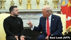 Владимир Зеленский и Дональд Трамп в Белом доме, 28 февраля 2025 г.