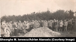 Înmormântarea locotenentului Cola Ioanichii, Krefeld, august 1917