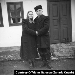 Sergiu Cebotari cu soția, Ioana, fiica lui Zaharia