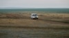 Дорога, ведущая в село Калачи. Акмолинская область, 29 июля 2020 года.