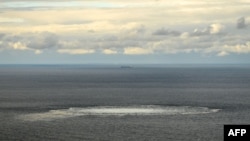 Imagine publicată la 30 septembrie 2022 de armata daneză, de la locul exploziei ce a scos din funcțiune Nord Stream.