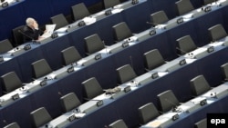 Сессійна зала засідань Євопейського парламенту в Страсбурзі (архівна фотографія)