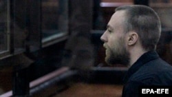 British citizen Jack Shepherd at a court hearing in Tbilisi last month.