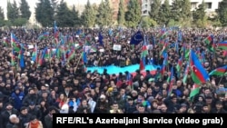 Ադրբեջան - Ընդդիմության հանրահավաք Բաքվում, հունվար, 2019թ․