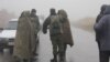 Военнослужащие на узбекско-кыргызской границе. Март, 2016 года. 