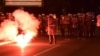 Sukob policije i demonstranata na antivladinim protestima u Podgorici 18. septembra 