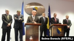 Čelnici vodećih političkih stranaka u BiH