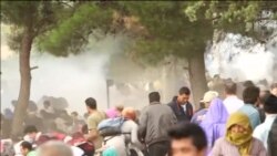Policija u Makedoniji bacila šok bombe na migrante