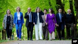 Ministrat e Jashtëm të G7 dhe shefi i politikës së jashtme të BE-së, Josep Borrell, para nisjes së takimit në Gjermani. 