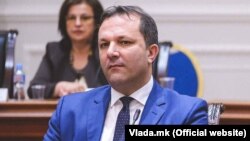 Министерот за внатрешно работи Оливер Спасовски.