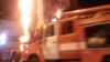 Пожарная машина при тушении пожара в столице Узбекистана. Иллюстративное фото.