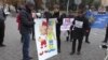 Біля генконсульства Польщі у Львові протестували проти руйнування українських могил (відео)