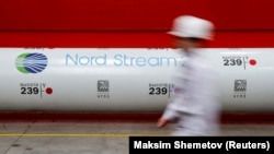 About 150 kilometers of pipe still has to be laid to complete the pipeline.