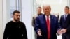 27 septembrie 2024, întâlnire la New York între președintele american Donald Trump, la acel moment candidat republican, și președintele ucrainean Volodimir Zelenski. 
