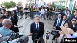 Američki državni sekretar Entoni Blinken sa porodicama taoca koje drži Hamas