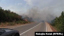 Požar kod Trebinja, BiH 