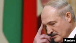 Belarus -- President Alyaksandr Lukashenka at his inauguration ceremony in Minsk, 21Jan2011