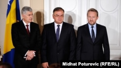 Članovi Predsjedništva BiH predstavljaju svoje konstitutivne narode: Dragan Čović, Mladen Ivanić i Bakir Izetbegović