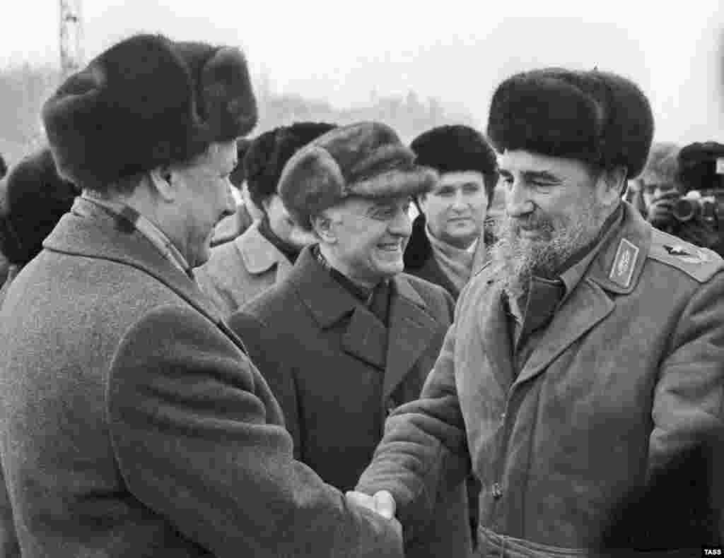Кастро мен Ельцин, 24 ақпан 1986 жыл. 