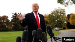 Президент США Дональд Трамп. Вашингтон, 2 ноября 2018 года.