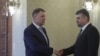 Liderii social-democrați susțin că președintele Iohannis își dorește un guvern PSD - PNL. Imagine cu președintele Klaus Iohannis și Marcel Ciolacu, 2020.
