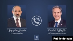 Prim-ministrul armean Nikol Pașinian a vorbit la telefon cu secretarul de Stat american Antony Blinken