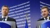 Міністр палива та енергетики України Юрій Бойко (л) і єврокомісар з енергетики Ґюнтер Еттінґер (п), Брюссель, 23 червня 2010 року