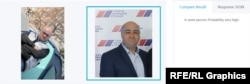Saša Sekulić, president of the Association of Serbian Businessmen in Gračanica. The picture on the left is from the camp in Belgrade.