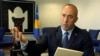 Kryeministri i Kosovës, Ramush Haradinaj, gjatë një interviste për Radion Evropa e Lirë. 