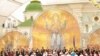 Святкові заходи на Софійській площі з нагоди 1020-річчя Хрещення Київської Русі. 26 липня 2008 р.
