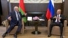 Întâlnirea dintre președintele rus Vladimir Putin și omologul său din Belarus, Alexandr Lukașenko- Soci, septembrie 2020.