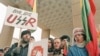 Акція протесту перед парламентом у Вільнюсі, 1990 рік