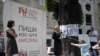 Novinari na obeležavanju Dana slobode medija, 3. maj 2010. Foto: Vesna Anđić