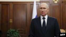 Владимир Путин по време на обръщението си на 26 юни