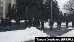 Polițiștii la datorie în PMAN