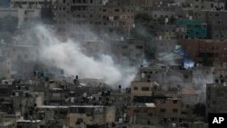 Raid militar israelian la Nur Shams, în Cisiordania, joi, 19 octombrie 2023.