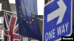 Zastava Velike Britanije i EU