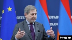 Еврокомесарот Јоханес Хан