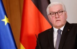 Frank-Walter Steinmeier Berlinben 2022. február 25-én