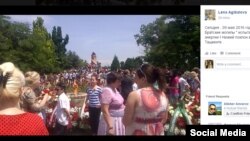 Шествие «Бессмертный полк» в Ташкенте, 9 мая 2016 года.