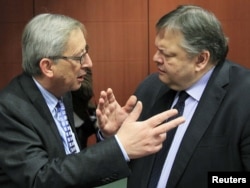 Jean-Claude Juncker i Evangelos Venizelos