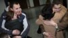 Іван Гапонаў і Арцём Брэўс пасьля суду