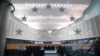 France - This photo shows the inside of the European Court of Human Rights (ECHR) in Strasbourg, eastern France, on February 7, 2019.