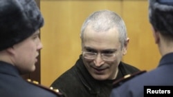 Михаил Ходорковский в суде, декабрь 2010 г