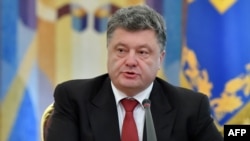 Петро Порошенко під час засідання РНБО, Київ, 28 серпня 2014 року