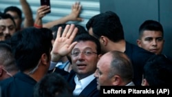 Ekrem Imamoglu nakon pobede na izborima za gradonačelnika Istanbula, jun 2019. 