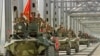 Колонна советских войск покидает Афганистан. Термез, 21 мая 1988 года.