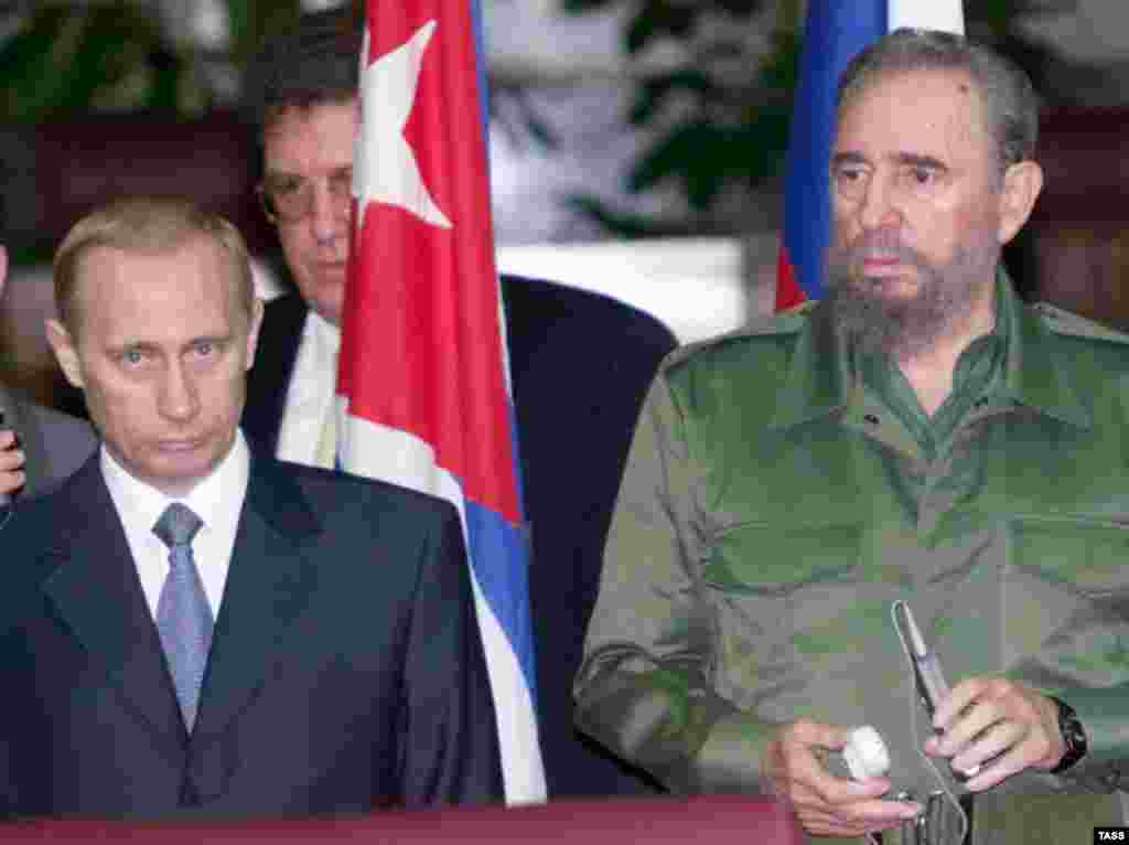 Кастро мен Путин, 15 желтоқсан 2000 жыл. 
