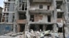 Clădiri rezidențiale din Kiev lovite de drone rusești pe 25 mai 2025.