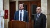 Kosovo: Albin Kurti and Isa Mustafa during a press conference after reaching the agreement to form the new government coalition 